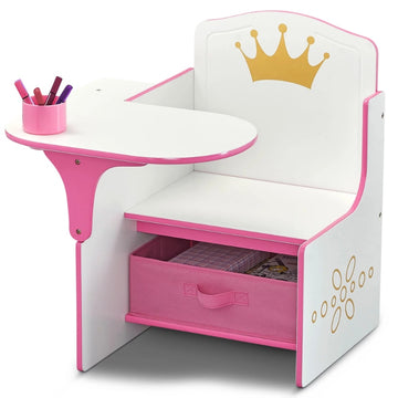 Princess Crown Desk with Storage Bin